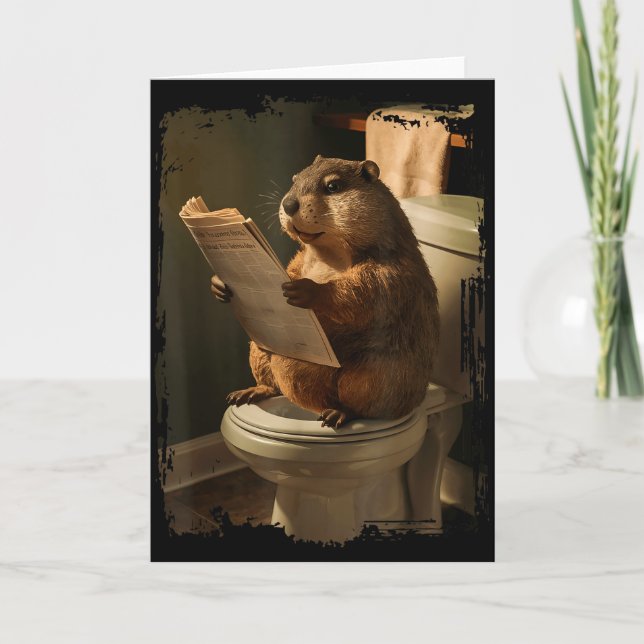Carte Toilette de marmotte  (Devant)