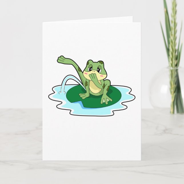 Carte Toilette grenouille (Devant)
