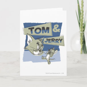 Carte Tom et souris de Jerry Scaredey