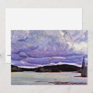Carte Tom Thomson - Lac Canoe, Printemps