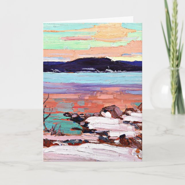 Carte Tom Thomson - Paysage avec neige (Devant)