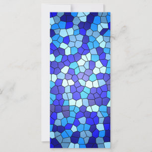 Carte Tons de verre de couleur bleue par Shirley Taylor