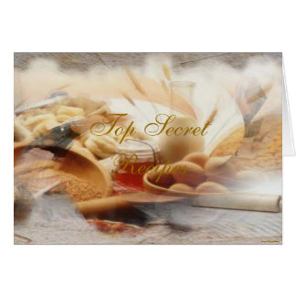 Carte Top Secret Recettes