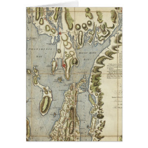 Carte topographique de la baie de Narraganset