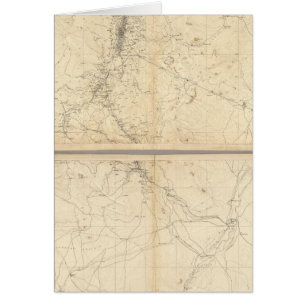 Carte topographique de la région minière de Wash