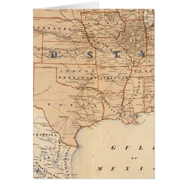 Carte topographique des États-Unis (Devant)