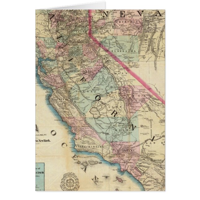 Carte topographique du chemin de fer et du comté,  (Devant)