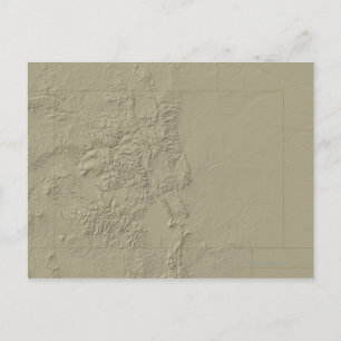 Carte topographique du Colorado