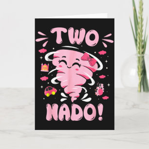 Carte Tornade 2 ans Fille Anniversaire Deux Nado 2e Anni