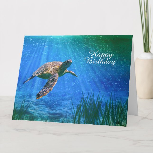 Carte Tortue de mer (Devant)