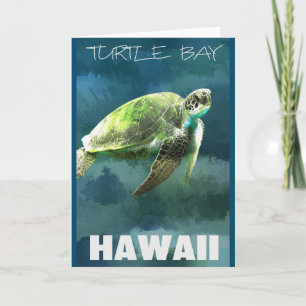 Carte Tortue de mer d'Hawaii Artiste