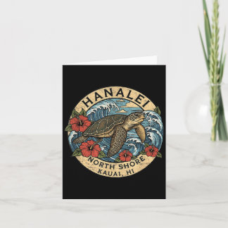 Carte Tortue de mer Hei Kauai Hawaï Vacances Hawaïen