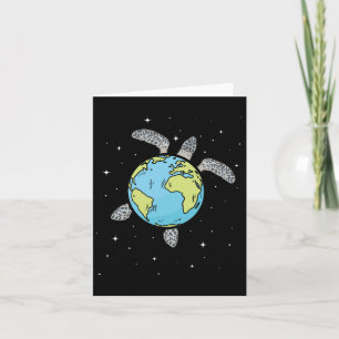 Carte Tortue Terre Tortue de mer Jour de la Terre Tortue