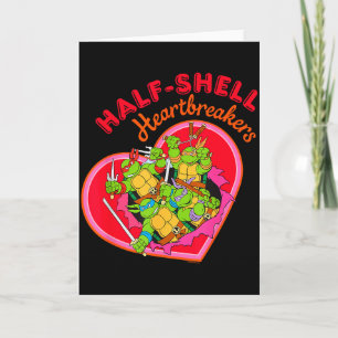 Carte Tortues Ninja Adolescentes Saint-Valentin Cœur Bri