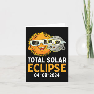 Carte Total Solaire Eclipse 2024 Lunettes Amusants Sun M