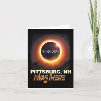 Carte Total Solar Eclipse Ttsburg New Hampshire Nh 