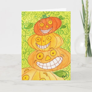 Carte Totem citrouille