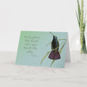 Carte Touch the Sky Hummingbird