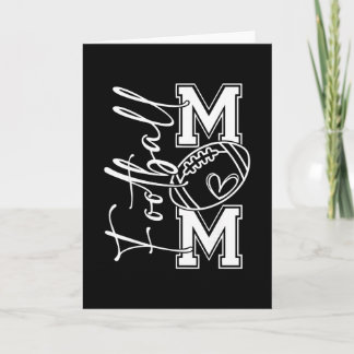 Carte Touchdown Foot américain Maman Jour de match Thank