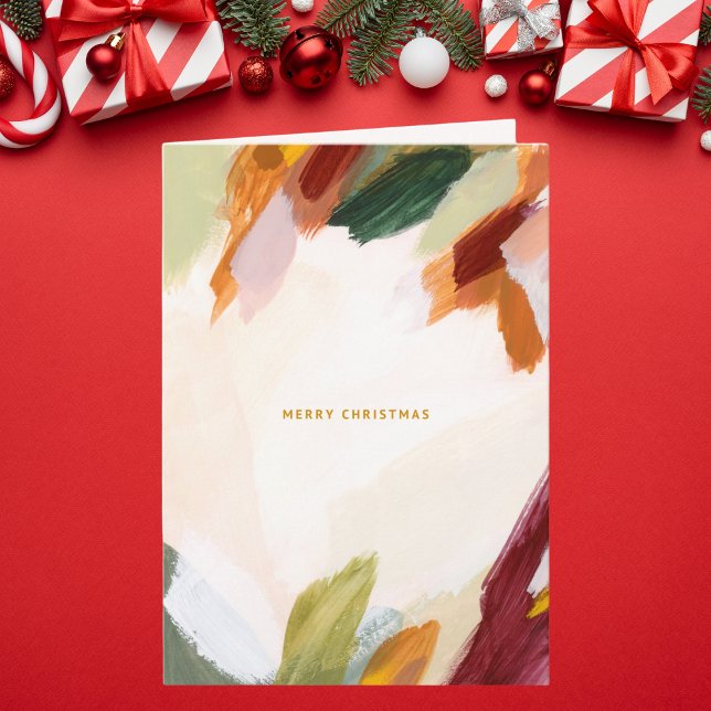 Carte Touches Abstraites Noël (Créateur téléchargé)