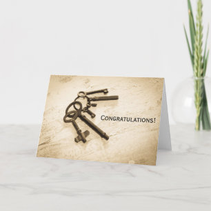 Carte Touches de squelette d'antiquité désespérées sur l