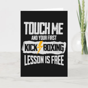 Carte Touchez-moi et votre premier cours de kickboxing e