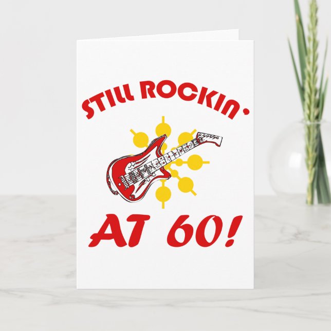 Carte Toujours en rock à 60 ans ! (Devant)