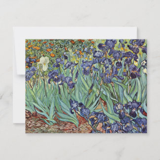 Carte Toujours La Vie Avec Les Iris Par Vincent Van Gogh