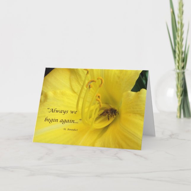 Carte Toujours nous commençons encore… (Devant)