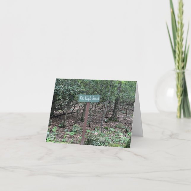 Carte Toujours prendre la High Road (Devant)