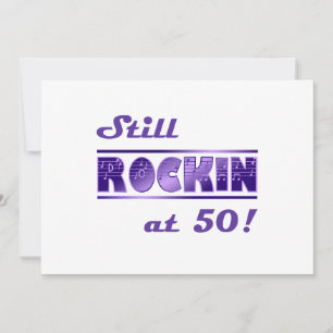 Carte Toujours Rockin À 50 Ans