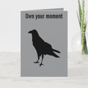 Carte Toujours Shadow Raven en profil