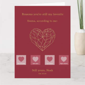Carte Toujours Vous Choisir pour la Saint-Valentin