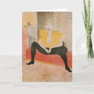 Carte Toulouse-Lautrec - Mademoiselle Cha-u-kao Siège