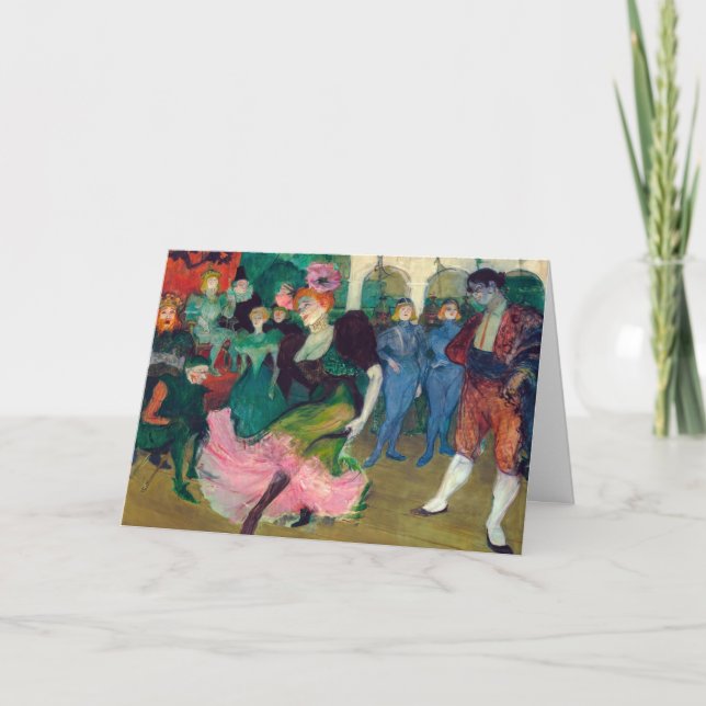 Carte Toulouse-Lautrec - Marcelle Lender, Danse Bolero (Devant)