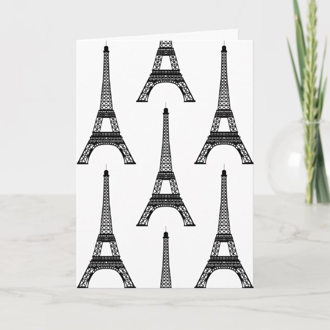 Carte Tour Eiffel (Devant)