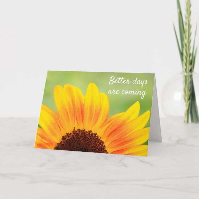 Carte Tournesol plus fort que le cancer (Devant)