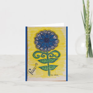 Carte Tournesol pour la paix