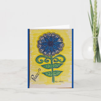 Carte Tournesol pour la paix