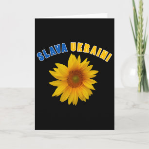 Carte Tournesol Ukraine A Slava Ukraini