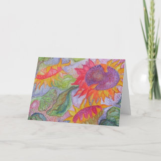 Carte "Tournesols "