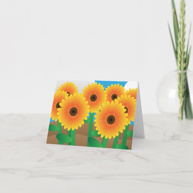 Carte Tournsole Jaune Joyeux (Devant)