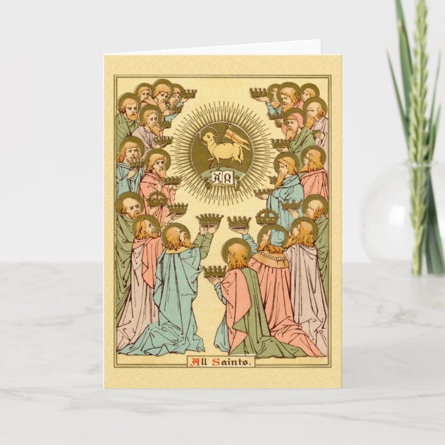 Carte Tous les saints (RLS 19) Salutation blanche (Devant)