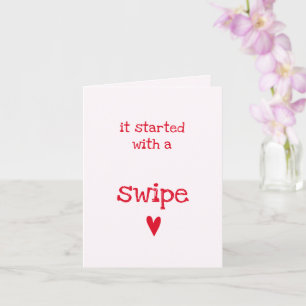 Carte Tout a commencé avec une citation de l'Anniversair