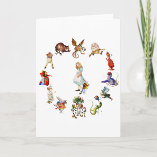 Carte Tout autour d'Alice au pays des merveilles