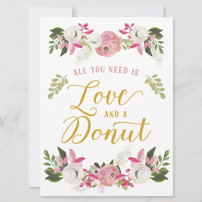 Carte Tout ce dont vous avez besoin est l'amour et un pa (Devant)