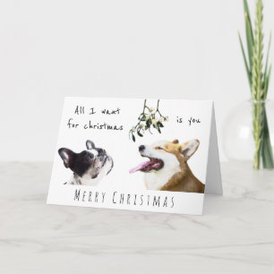 Carte Tout ce que je veux pour Noël, c'est que vous aime
