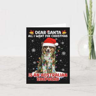 Carte Tout Ce Que Je Veux Pour Noël Est Le Berger Austra
