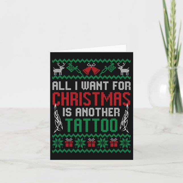 Carte Tout Ce Que Je Veux Pour Noël Est Un Autre Meilleu (Devant)