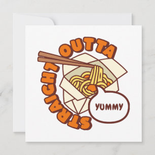 Carte Tout droit sorti de nouilles Yummy Ramen